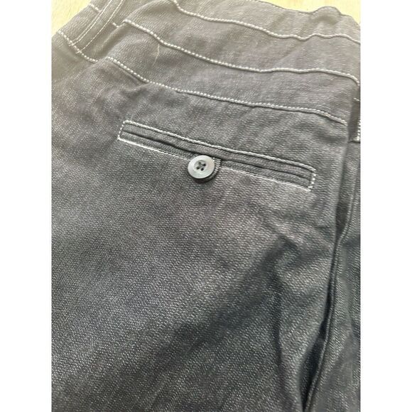Robert Louis New York London Paris women's capri black size 14W Cropped Trendy - Picture 6 of 9